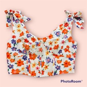 Floral Corset Top